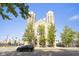 Beautiful church exterior with twin towers and well-maintained landscaping at 802 N Meridian St # 204, Indianapolis, IN 46204