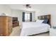 Spacious bedroom with ample natural light and classic wood furniture at 8820 Yardley Ct # 101, Indianapolis, IN 46268