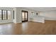 Spacious basement with wood floors, large windows and walkout to patio at 908 Oak Terrace Rd, Westfield, IN 46074