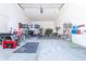 Spacious three-car garage featuring boat storage and ample room for organization and storage at 1115 Morningside Ct, Greenfield, IN 46140