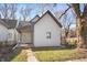 Cozy home featuring neutral siding and a covered front porch entry at 1149 W 28Th St, Indianapolis, IN 46208