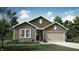 Charming single-story home featuring a two-car garage and nicely landscaped front yard at 11739 Vale St, Indianapolis, IN 46235