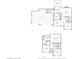 Detailed first and second story floor plan with dimensions of bedrooms, bathrooms, kitchen, living room, and garage at 11907 Ledgestone Cir, Fishers, IN 46037