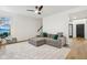 Spacious living room with modern decor and ample natural light at 11907 Ledgestone Cir, Fishers, IN 46037