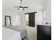 Bright main bedroom with an en-suite bathroom and ample closet space at 11907 Ledgestone Cir, Fishers, IN 46037