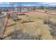 Expansive aerial view of a home with a large yard, offering a glimpse of the surrounding neighborhood at 1229 N German Church Rd, Indianapolis, IN 46229
