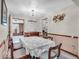 Charming dining room with vintage-style decor and bright chandelier lighting at 1229 N German Church Rd, Indianapolis, IN 46229