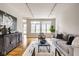A stylish living room with hardwood floors, modern decor, and plenty of natural light at 12526 Pembrooke Cir, Carmel, IN 46032