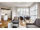 Inviting breakfast area with a bright window view and open floorplan to the kitchen at 12526 Pembrooke Cir, Carmel, IN 46032