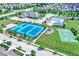 Community amenities include blue tennis courts, a pool, a playground, and a clubhouse at 1499 Avondale Dr, Westfield, IN 46074