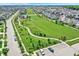 Planned community with manicured lawns, walking paths, and green space for recreation at 1499 Avondale Dr, Westfield, IN 46074