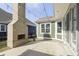 Outdoor patio with brick fireplace, ideal for entertaining at 1499 Avondale Dr, Westfield, IN 46074
