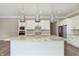 Kitchen with granite countertops, stainless steel appliances and a kitchen island at 1499 Avondale Dr, Westfield, IN 46074