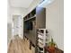 Well-organized mudroom with built-in storage, bench seating, and modern finishes at 1603 Nowland Ave, Indianapolis, IN 46201