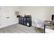 Home office featuring modern decor, neutral color palette, and carpeted floors at 1603 Nowland Ave, Indianapolis, IN 46201