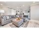 Inviting living room with a cozy sofa, a dining area, and stylish decor at 20834 Waterscape Way, Noblesville, IN 46062