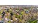 Beautiful aerial view of neighborhood with tree-lined streets and green spaces at 241 Melissa Ann Ct, Indianapolis, IN 46234