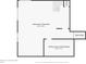 Detailed floor plan showcasing the layout of the basement and utility closet at 241 Melissa Ann Ct, Indianapolis, IN 46234