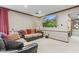 Open living space, with sitting area, TV, and access to the main bedroom suite at 241 Melissa Ann Ct, Indianapolis, IN 46234