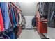 Spacious walk-in closet with ample storage and organization for clothing and accessories at 241 Melissa Ann Ct, Indianapolis, IN 46234