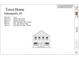 Town Home Architectural Cover Sheet at 2833 Macpherson Ave, Indianapolis, IN 46205