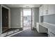 Well-lit home office with built-in desk and storage, perfect for remote work or study at 30 W Main St # 3D, Carmel, IN 46032