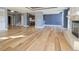 Open-concept home featuring hardwood floors, recessed lighting and a gas fireplace at 30 W Main St # 3D, Carmel, IN 46032