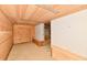 Unfinished basement featuring wooden walls and ceiling, offering potential for customization at 302 S Sherman Dr, Indianapolis, IN 46201