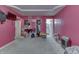 Spacious bedroom with closet space, and bright, colorful walls at 3652 Yellow Poplar Ct, Indianapolis, IN 46222