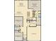 Detailed floor plan showcasing the home's layout, including bedrooms, bathrooms, kitchen, living areas, and overall dimensions at 3769 Cantebury Dr, Franklin, IN 46131