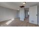 Neutral bedroom with carpet and fresh paint leads to additional room at 4254 N 200 W, Greenfield, IN 46140