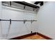 Walk-in closet with wooden shelving at 4254 N 200 W, Greenfield, IN 46140