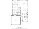 Floor plan of a 1908 square foot home with 2 bedrooms, 2 baths, and a garage at 4313 W Hidden Preserve Cv, New Palestine, IN 46163