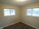 This carpeted bedroom is bright and spacious, with natural light streaming in from the windows at 4530 Wichser Ct, Indianapolis, IN 46228