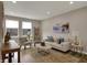 Inviting living room with a neutral color scheme, comfortable seating, and abundant natural light at 805 Switchyard Pl, Indianapolis, IN 46202