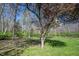 Spacious backyard with a beautiful tree and a distant view of a home at 8220 Traders Hollow Ct, Indianapolis, IN 46278