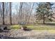 Outdoor area featuring a swing, fire pit, and natural surroundings, perfect for relaxing evenings at 8220 Traders Hollow Ct, Indianapolis, IN 46278