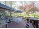 Spacious deck with sliding glass doors, great for indoor-outdoor living at 8220 Traders Hollow Ct, Indianapolis, IN 46278