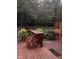 Outdoor patio featuring garden and landscape views at 8220 Traders Hollow Ct, Indianapolis, IN 46278