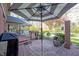 Charming patio with outdoor dining area, perfect for entertaining at 8220 Traders Hollow Ct, Indianapolis, IN 46278