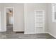 The living room features hardwood floors, built-in shelving, and abundant natural light at 866 W 29Th St, Indianapolis, IN 46208