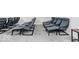Office waiting area with rows of blue upholstered chairs and carpeted floor at 1040 Arthur Ct, Greenfield, IN 46140