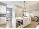 Gourmet kitchen featuring quartz island, stainless appliances, custom cabinetry, and open layout at 1041 S State Ave, Indianapolis, IN 46203