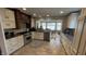 Spacious kitchen with granite countertops, and an opening to the breakfast nook at 113 Edgewater Dr, Noblesville, IN 46062