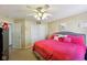 Bedroom with closet, fan, natural light and beige walls at 11624 Eldridge Dr, Indianapolis, IN 46235