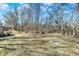 Expansive backyard with mature trees and outbuilding, ideal for outdoor activities at 12 Danridge Dr, Danville, IN 46122