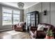 Living room with hardwood floors, stylish furniture, and natural light at 12127 Whisper Ridge Dr, Noblesville, IN 46060