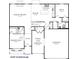 First floor plan displaying the layout of the living spaces and garage at 1399 Hat Band St, Danville, IN 46122