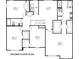 Layout showcasing four bedrooms, a loft, laundry room and three baths in a two story home at 1399 Hat Band St, Danville, IN 46122