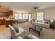 Spacious living area with kitchen and dining combo, modern decor, and natural light at 154 Dover N Blvd, Brownsburg, IN 46112